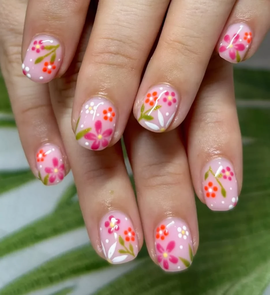 Summer Flower Nails 2026: Trendy Floral Nail Designs for a Cute Summer Manicure