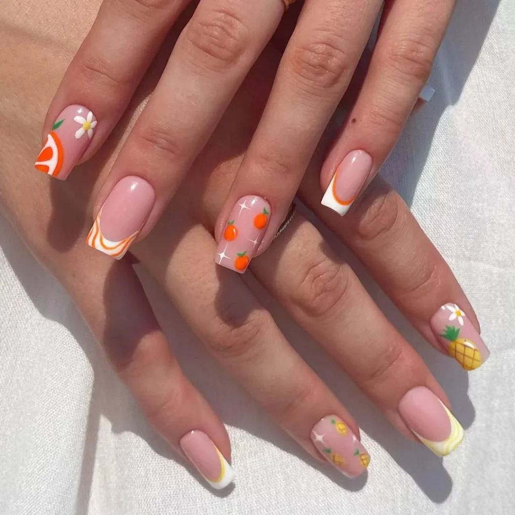 Summer Nails Square 2026: 24 Chic Ideas for Glossy French Tips, Pink Nails & Trendy Shapes