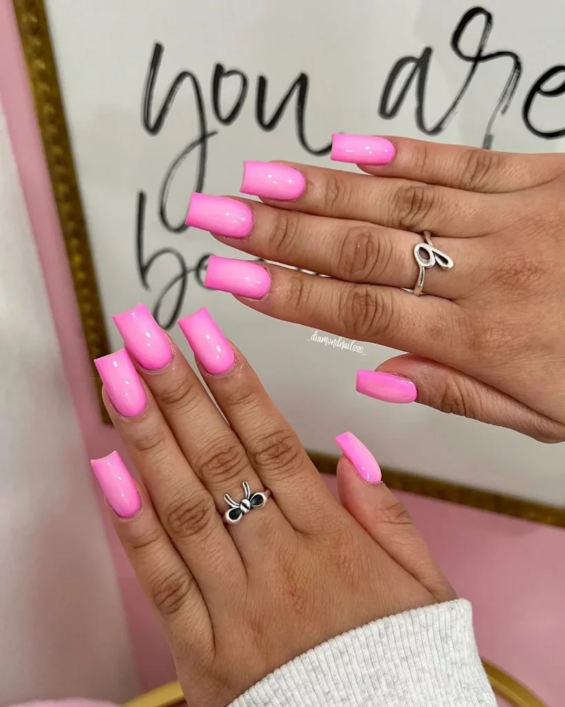 Summer Nails Square 2026: 24 Chic Ideas for Glossy French Tips, Pink Nails & Trendy Shapes
