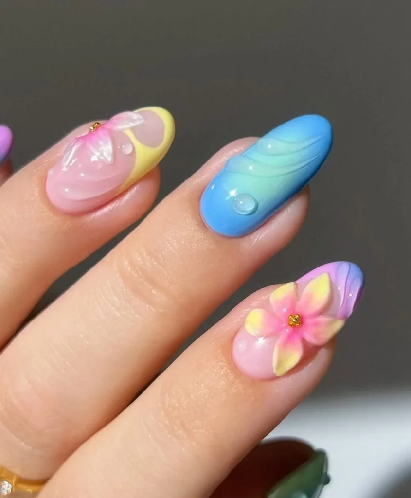 Summer Vacation Nails 2026: Trendy Beach, Almond & Simple Nail Ideas