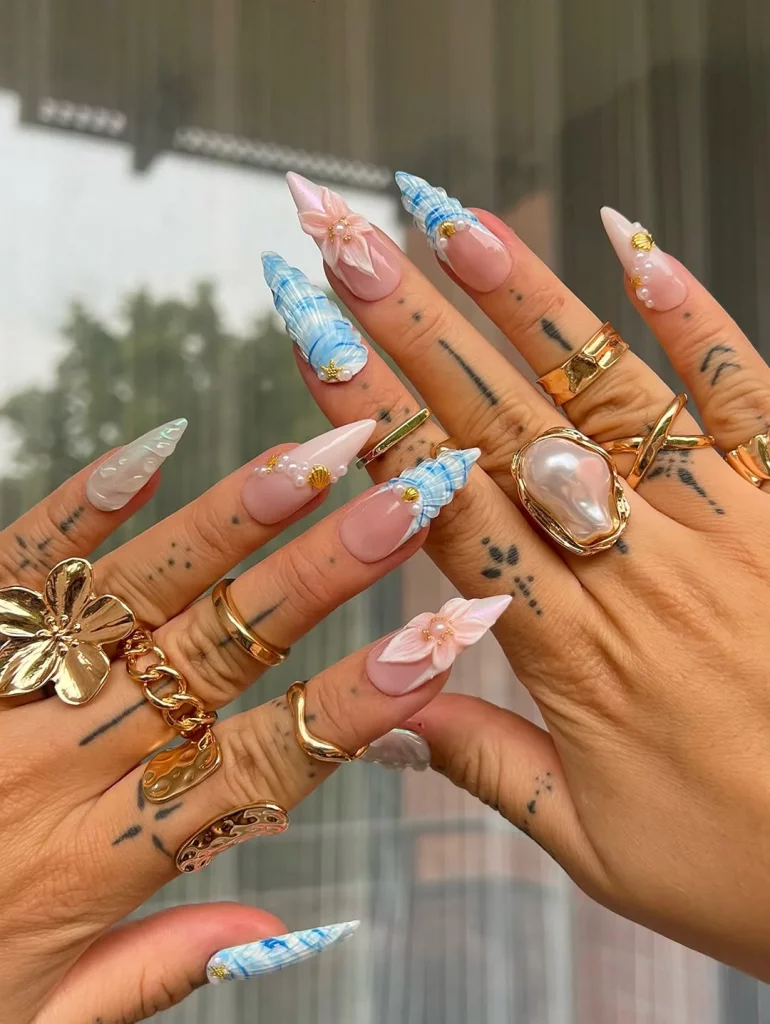 Summer Vacation Nails 2026: Trendy Beach, Almond & Simple Nail Ideas